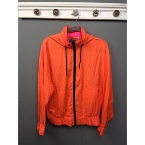 Vintage 90s Off The Edge Extreme Sports Retro Windbreaker Mens Small Orange Pink